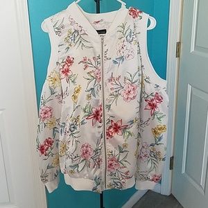 cold shoulder spring jacket